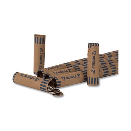 Mmf Industries COINTAINER, Preformed Tubular Coin Wrappers, Nickels, 1000PK 20005